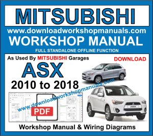 Mitsubishi asx workshop repair manual